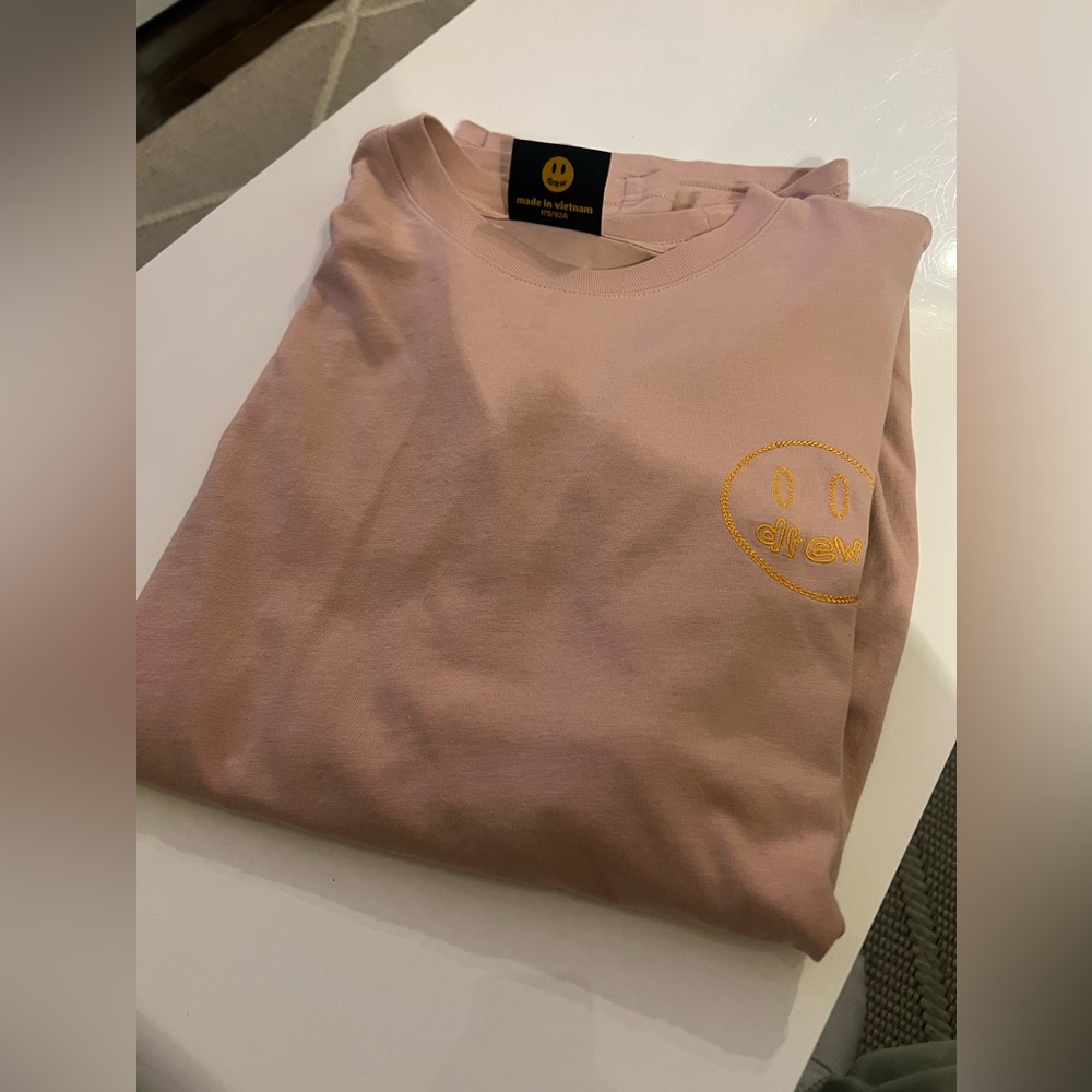 Brand new drew house sketch mascot embroidery T-shirt
